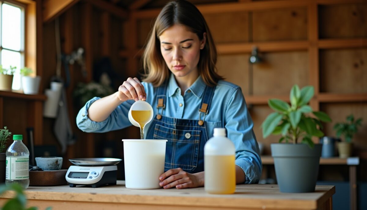 Dosage du glyphosate : guide pratique des quantités adaptées pour préparer de 1 à 20 litres de solution