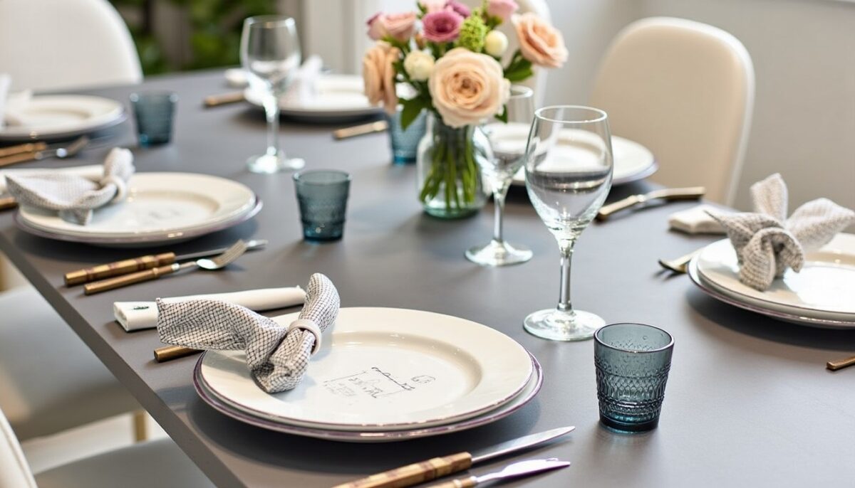 Assiettes design : inspirations élégantes pour une table moderne et raffinée