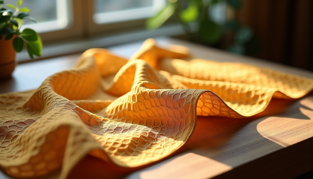 Reconnaître un linge nid d&rsquo;abeille de qualité : relief, finitions et composition